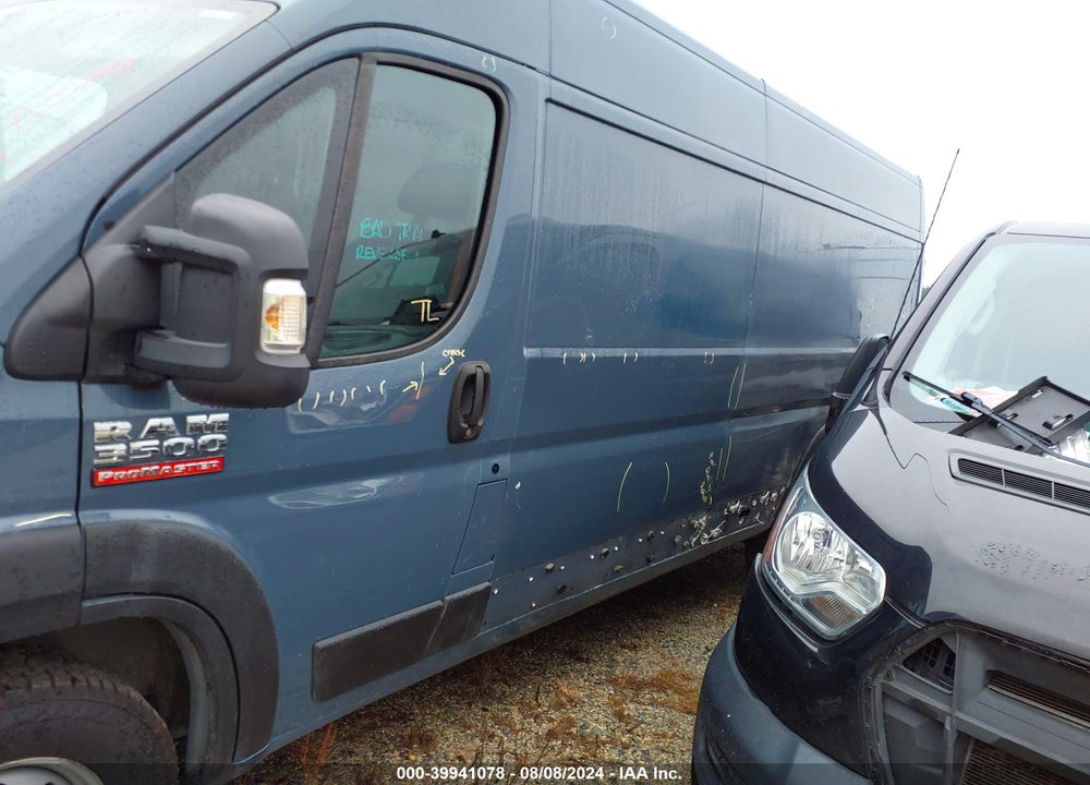 2020 RAM PROMASTER 3500 CARGO VAN HIGH ROOF 159 WB EXT VIN: 3C6URVJG1LE124989