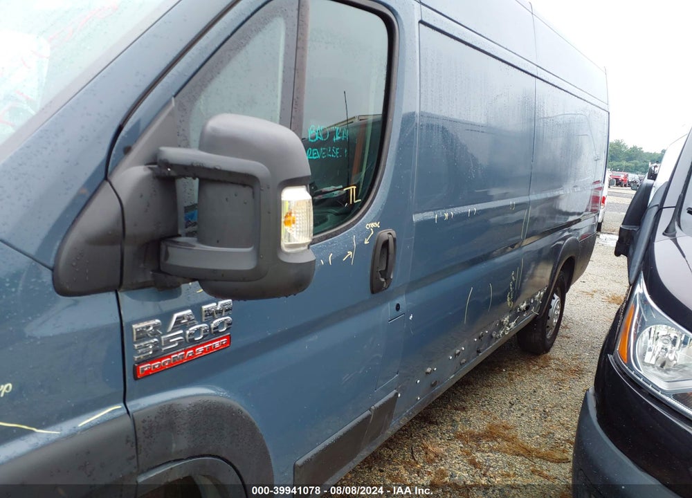 2020 RAM PROMASTER 3500 CARGO VAN HIGH ROOF 159 WB EXT VIN: 3C6URVJG1LE124989