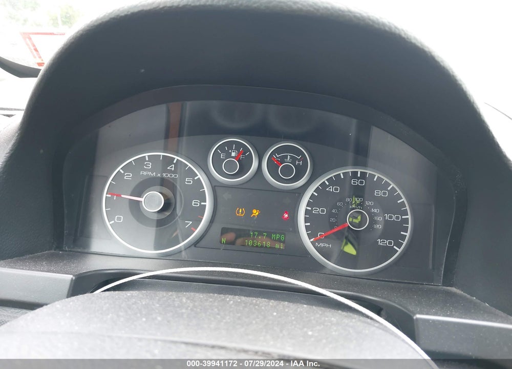 2009 FORD FUSION SE VIN: 3FAHP07Z09R129569