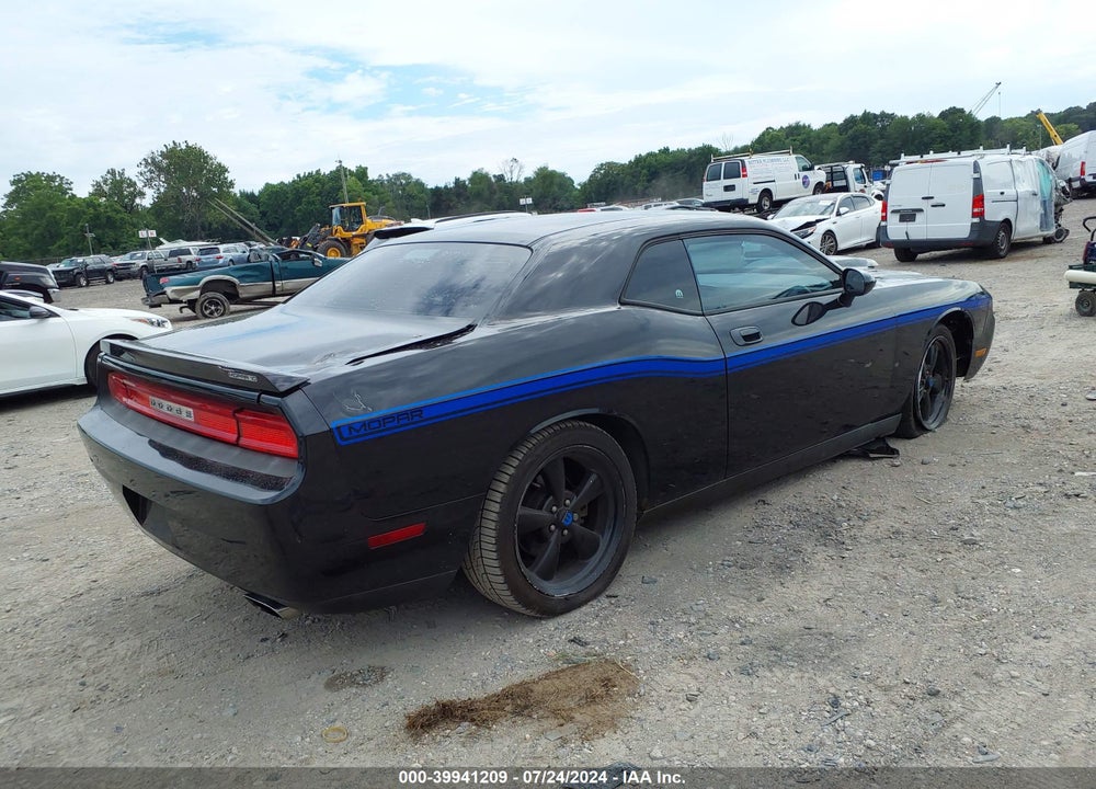 2010 DODGE CHALLENGER R/T VIN: 2B3CJ5DT9AH296243