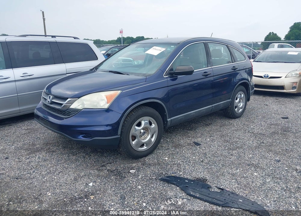 2010 HONDA CR-V LX VIN: 5J6RE4H37AL000845