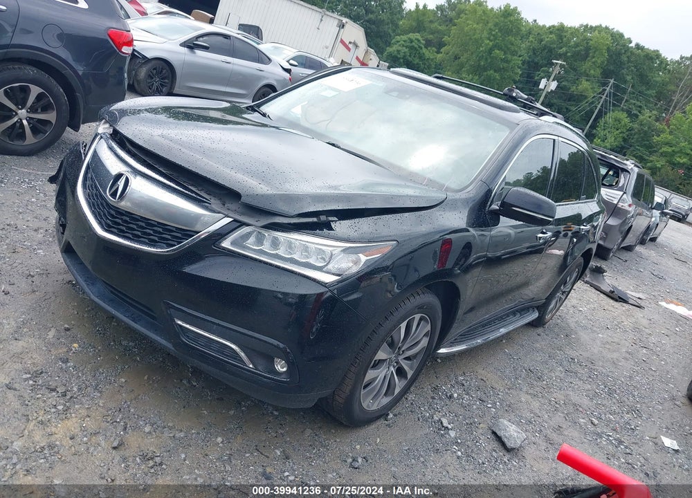 2014 ACURA MDX TECHNOLOGY PACKAGE VIN: 5FRYD3H40EB009515