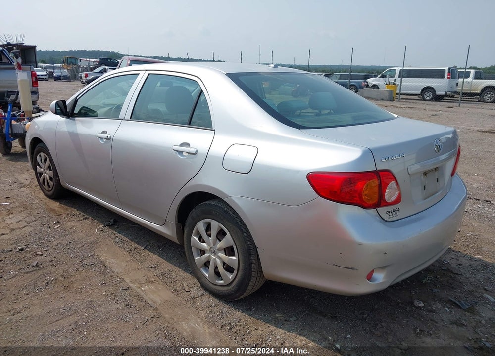 2009 TOYOTA COROLLA LE VIN: JTDBL40E99J024940