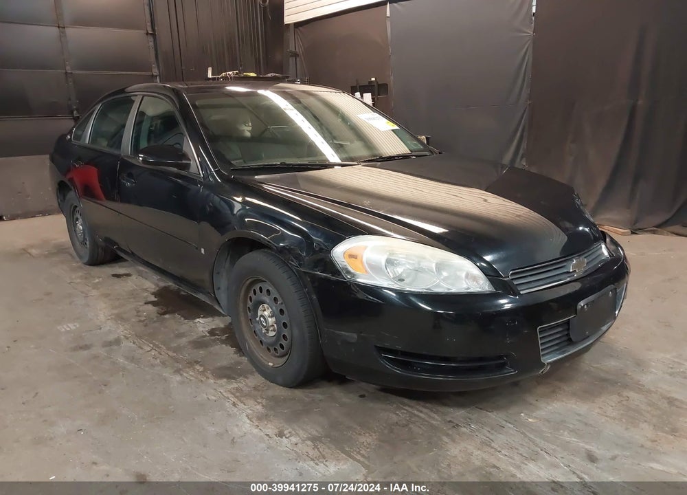 2008 CHEVROLET IMPALA POLICE VIN: 2G1WS583481323475