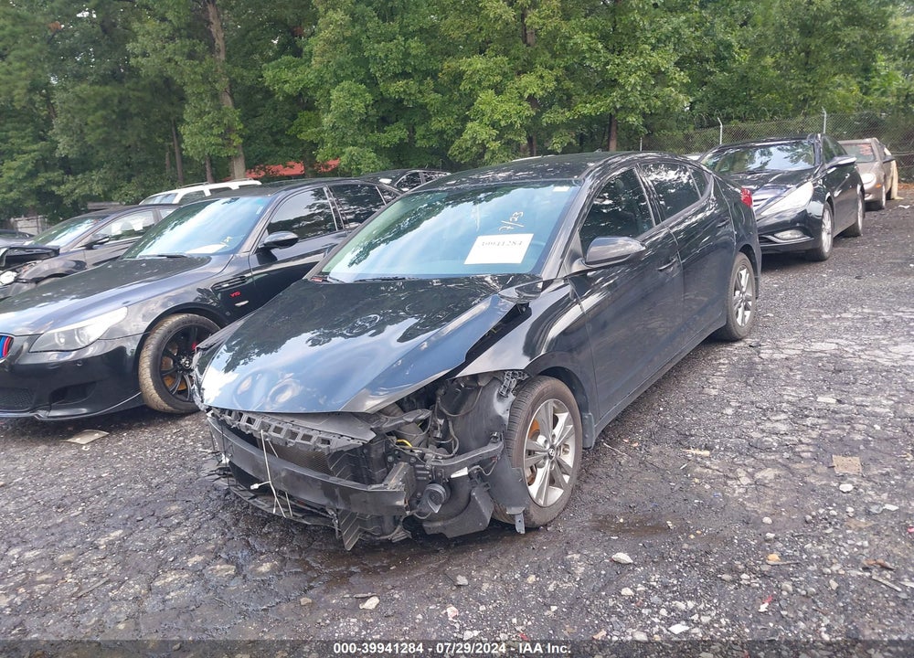 2018 HYUNDAI ELANTRA SEL VIN: 5NPD84LF0JH379233