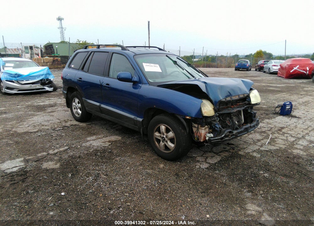 2006 HYUNDAI SANTA FE GLS VIN: KM8SC73D96U101655