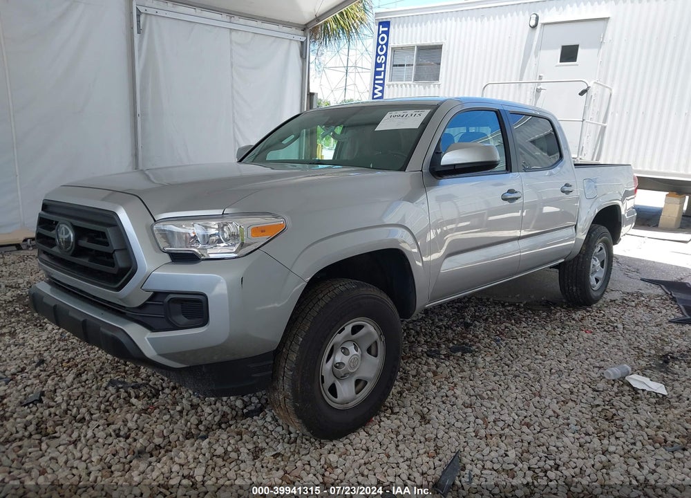 2022 TOYOTA TACOMA DOUBLE CAB/SR/SR5 VIN: 3TYAX5GN5NT042672
