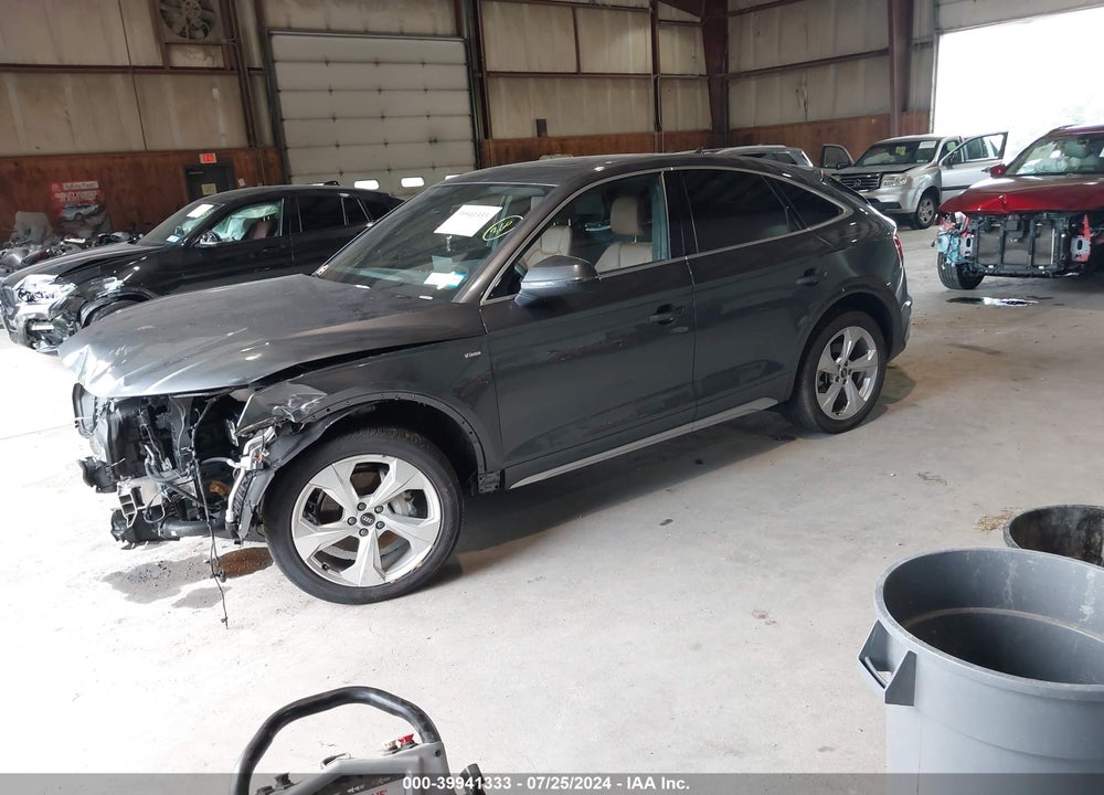 2023 AUDI Q5 SPORTBACK PREMIUM PLUS 45 TFSI S LINE QUATTRO S TRONIC VIN: WA15AAFY4P2069031