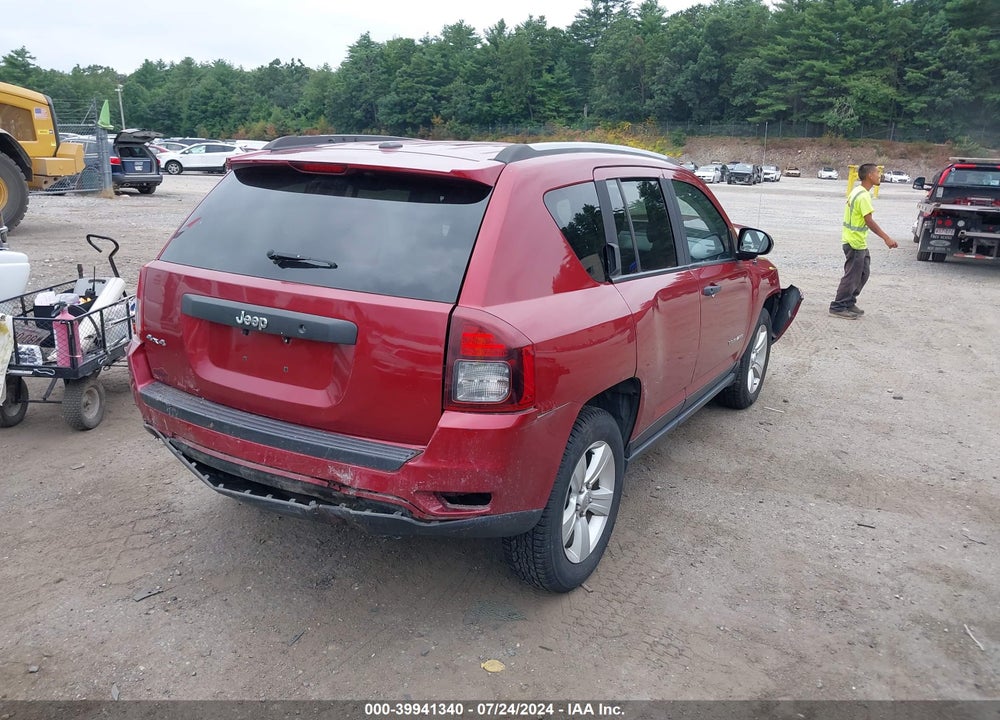 2016 JEEP COMPASS SPORT VIN: 1C4NJDBB9GD534531