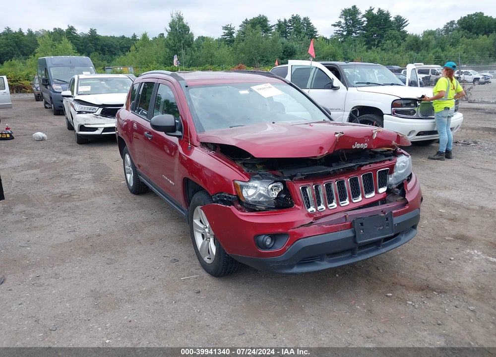 2016 JEEP COMPASS SPORT VIN: 1C4NJDBB9GD534531