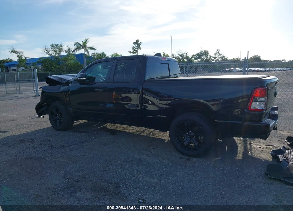 2020 RAM 1500 BIG HORN QUAD CAB 4X2 6'4 BOX VIN: 1C6RREBT0LN202496