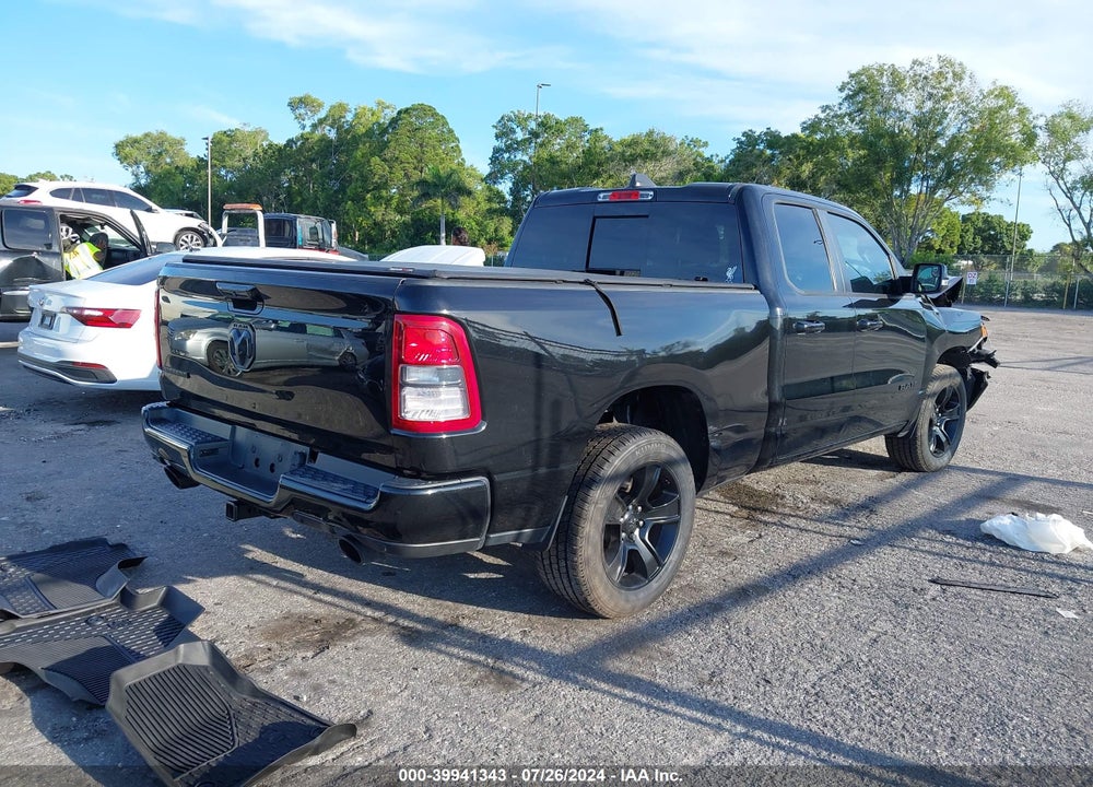 2020 RAM 1500 BIG HORN QUAD CAB 4X2 6'4 BOX VIN: 1C6RREBT0LN202496