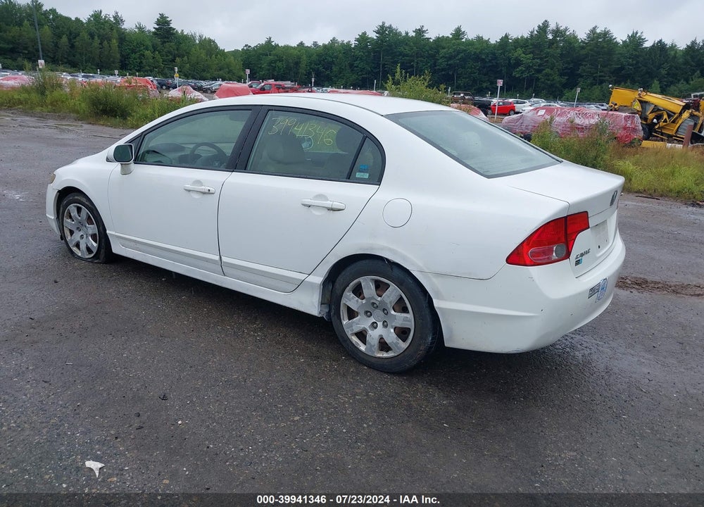 2007 HONDA CIVIC LX VIN: 2HGFA165X7H307411