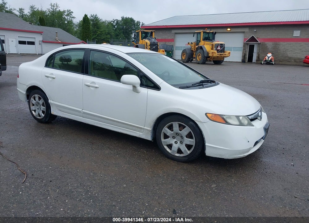 2007 HONDA CIVIC LX VIN: 2HGFA165X7H307411