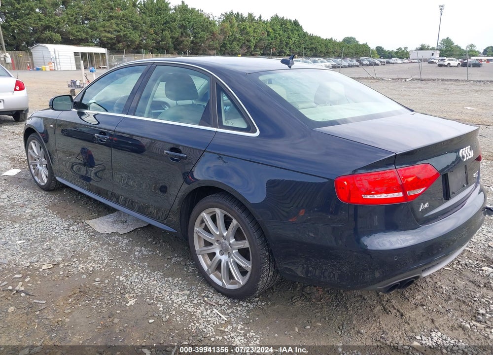 2012 AUDI A4 2.0T PREMIUM VIN: WAUFFAFL7CN021514