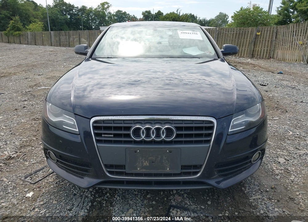2012 AUDI A4 2.0T PREMIUM VIN: WAUFFAFL7CN021514