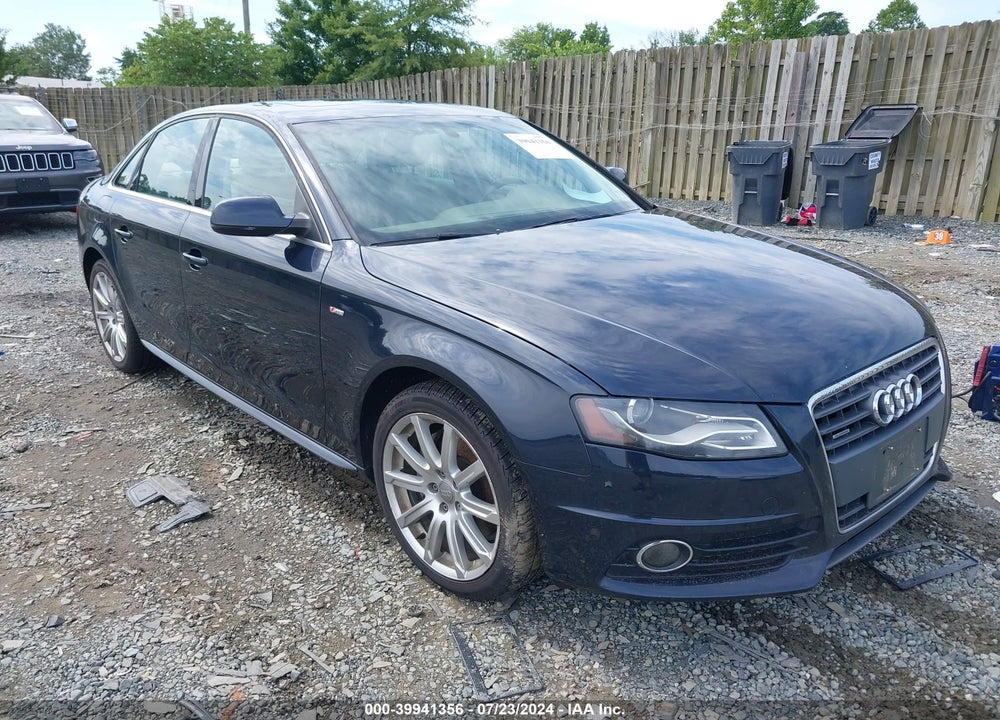 2012 AUDI A4 2.0T PREMIUM VIN: WAUFFAFL7CN021514