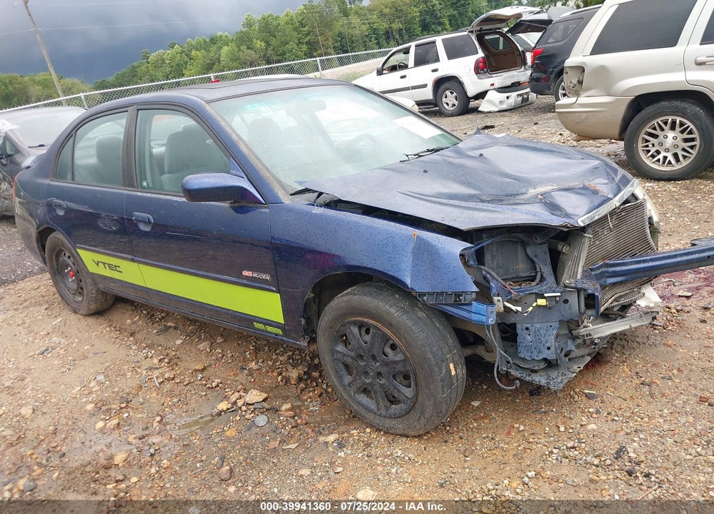 2003 HONDA CIVIC EX VIN: 1HGES26783L019741