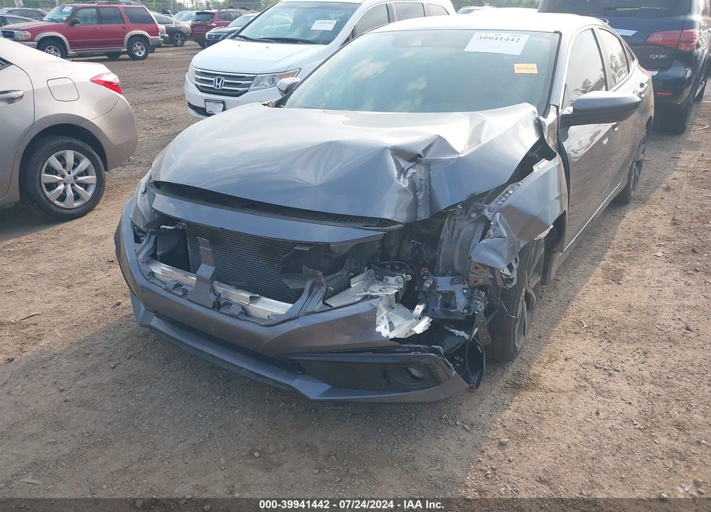 2020 HONDA CIVIC VIN: 2HGFC2F80LH548107