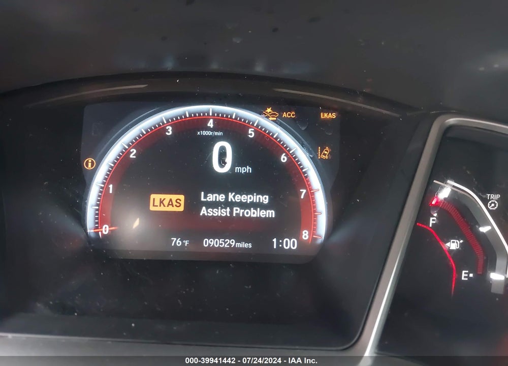 2020 HONDA CIVIC VIN: 2HGFC2F80LH548107