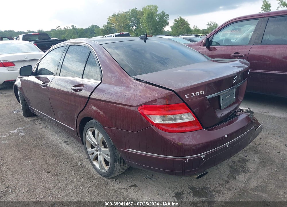2009 MERCEDES-BENZ C 300 LUXURY 4MATIC/SPORT 4MATIC VIN: WDDGF81X19F221615