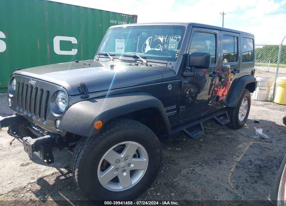 2017 JEEP WRANGLER UNLIMITED SPORT 4X4 VIN: 1C4BJWDGXHL700103