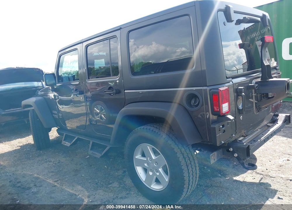 2017 JEEP WRANGLER UNLIMITED SPORT 4X4 VIN: 1C4BJWDGXHL700103
