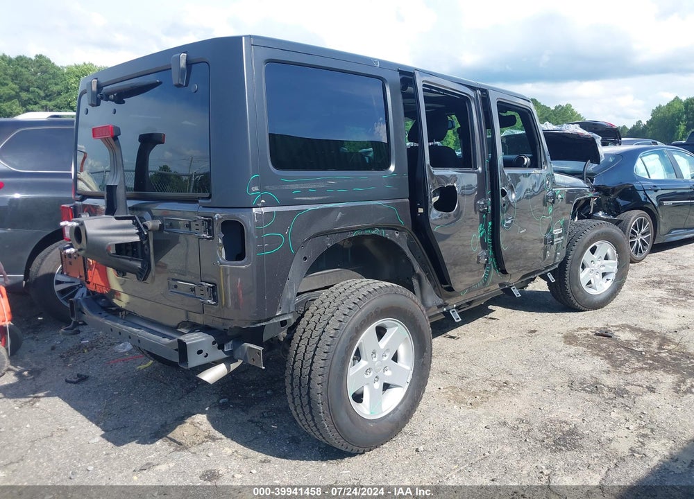 2017 JEEP WRANGLER UNLIMITED SPORT 4X4 VIN: 1C4BJWDGXHL700103