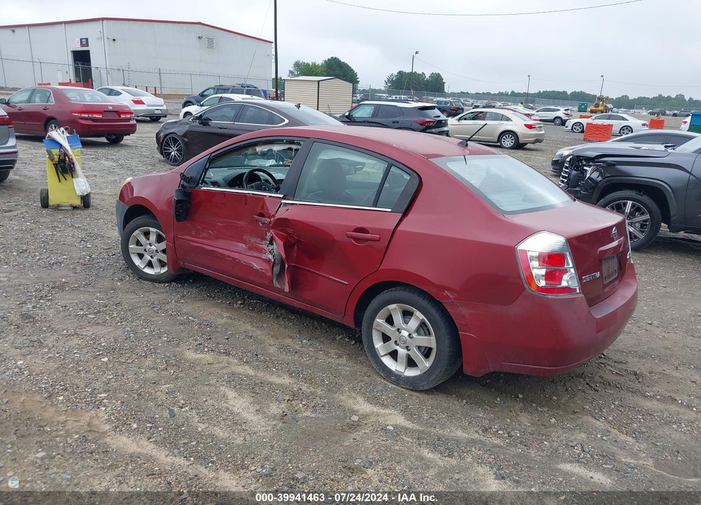 2007 NISSAN SENTRA 2.0SL VIN: 3N1AB61E17L650046