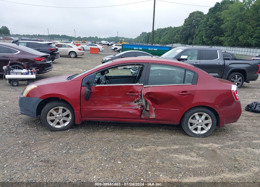 2007 NISSAN SENTRA 2.0SL VIN: 3N1AB61E17L650046