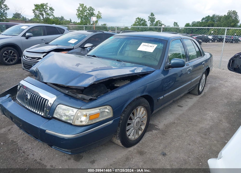 2008 MERCURY GRAND MARQUIS LS VIN: 2MEFM75V98X637816