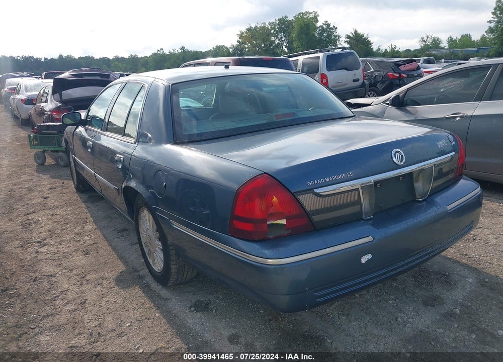 2008 MERCURY GRAND MARQUIS LS VIN: 2MEFM75V98X637816