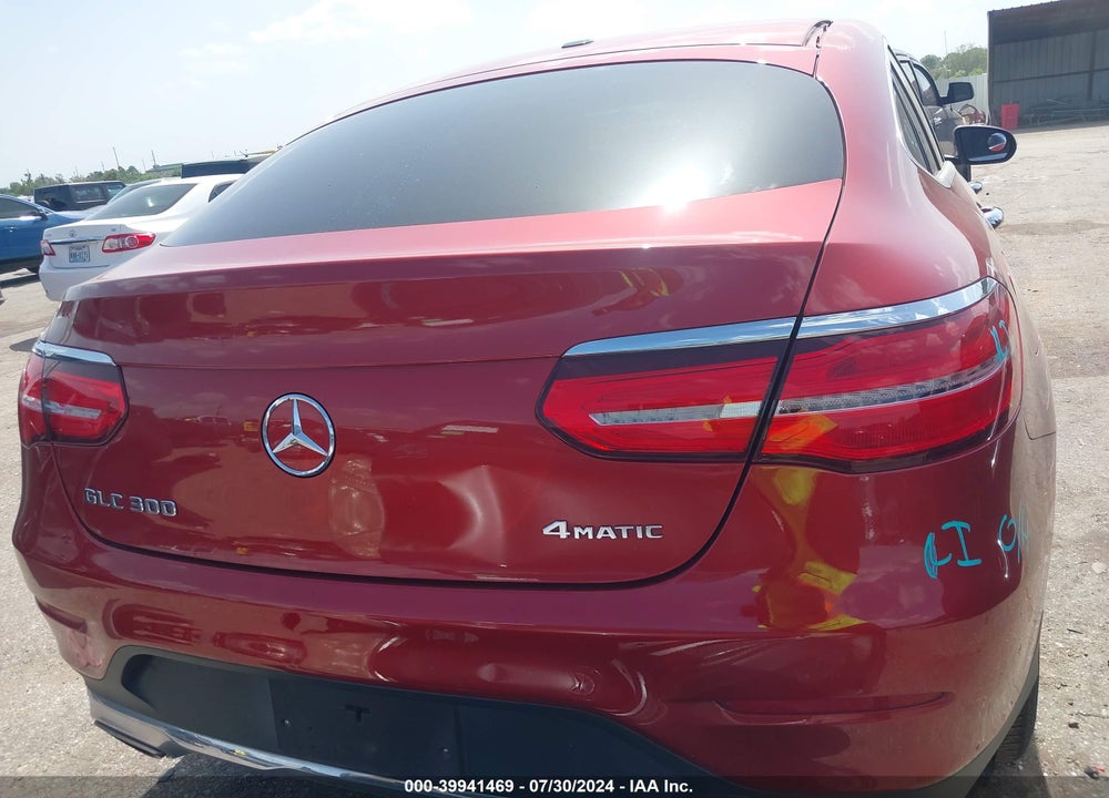 2018 MERCEDES-BENZ GLC 300 COUPE 4MATIC VIN: WDC0J4KB8JF294825