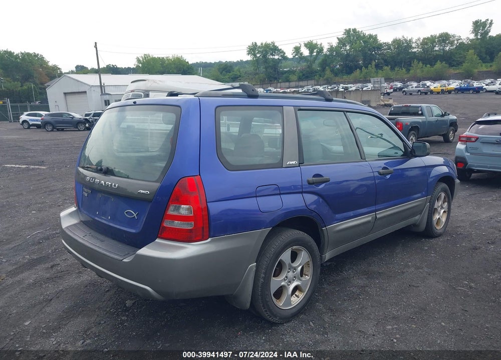 2004 SUBARU FORESTER 2.5XS VIN: JF1SG65614H745597