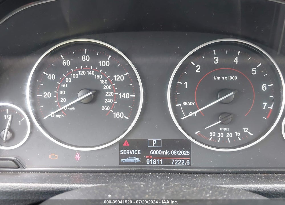 2013 BMW 328I VIN: WBA3C1G52DNR49258