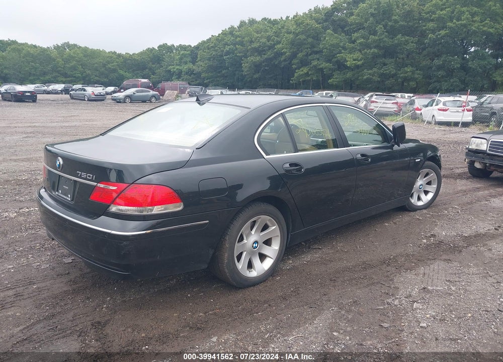 2007 BMW 750I VIN: WBAHL83577DT08301