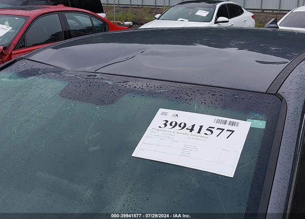 2018 HYUNDAI ELANTRA GT VIN: KMHH35LE4JU041638