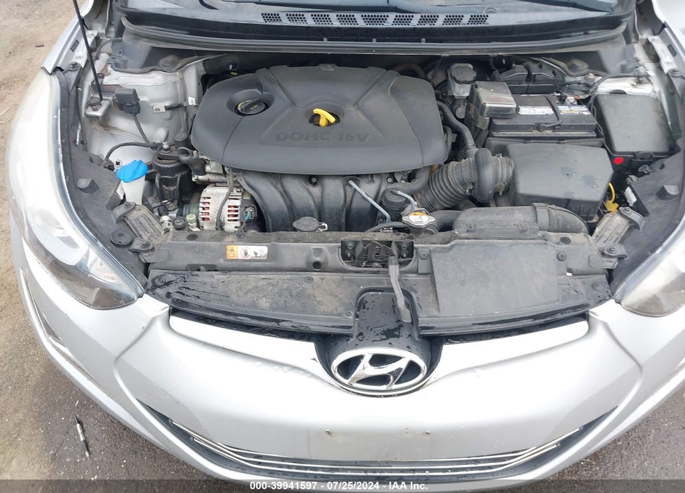 2014 HYUNDAI ELANTRA LIMITED VIN: 5NPDH4AE3EH510896