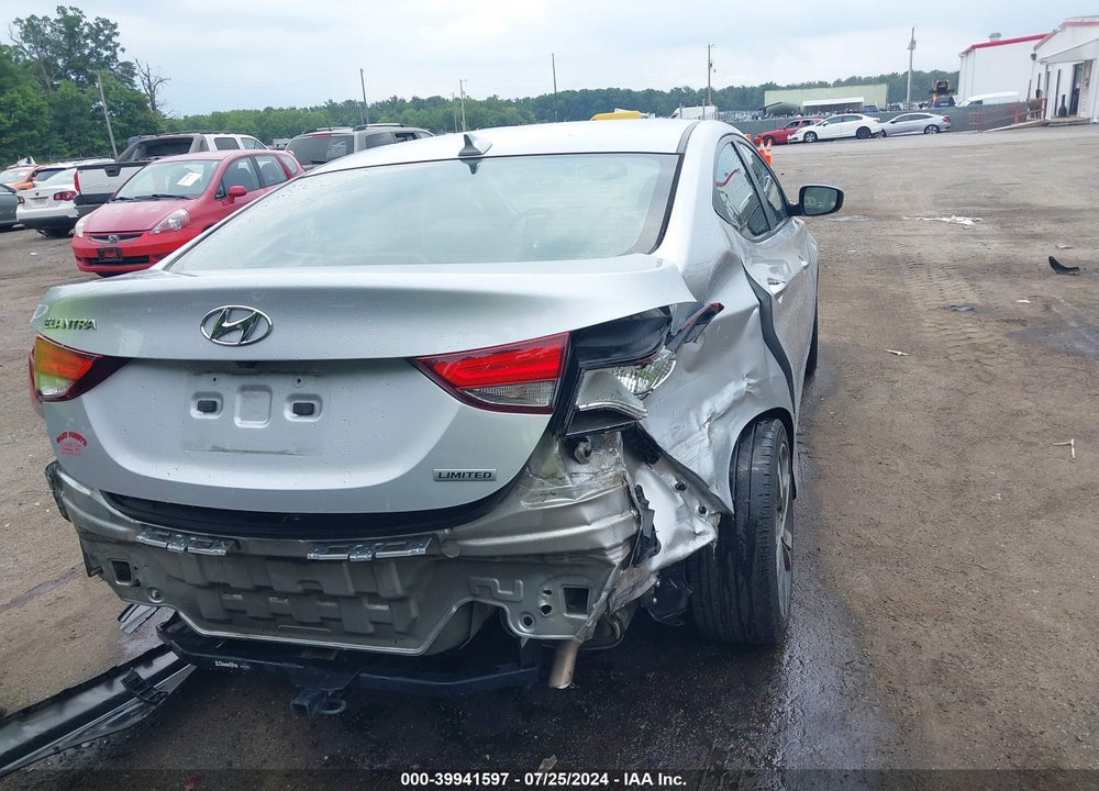 2014 HYUNDAI ELANTRA LIMITED VIN: 5NPDH4AE3EH510896