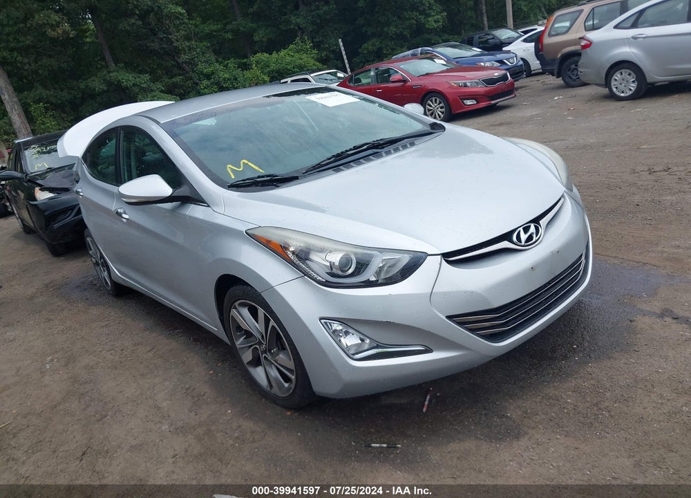 2014 HYUNDAI ELANTRA LIMITED VIN: 5NPDH4AE3EH510896