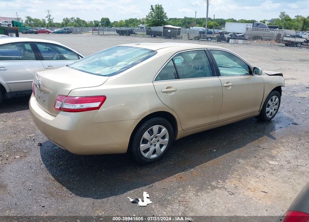 2011 TOYOTA CAMRY LE VIN: 4T1BF3EK3BU655831