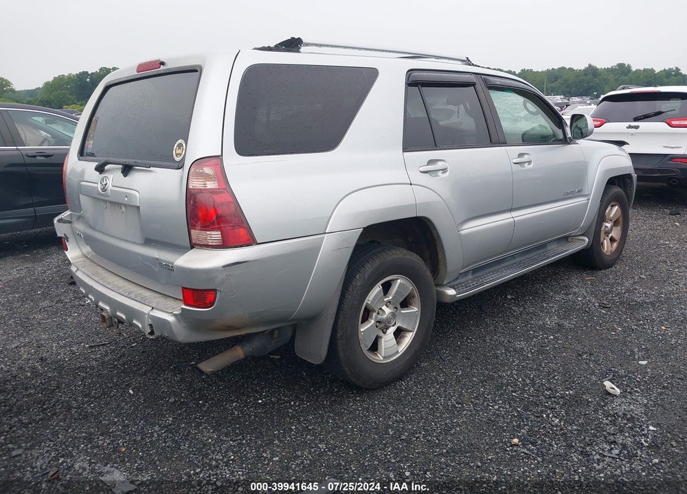 2004 TOYOTA 4RUNNER LIMITED V6 VIN: JTEBU17R940021941