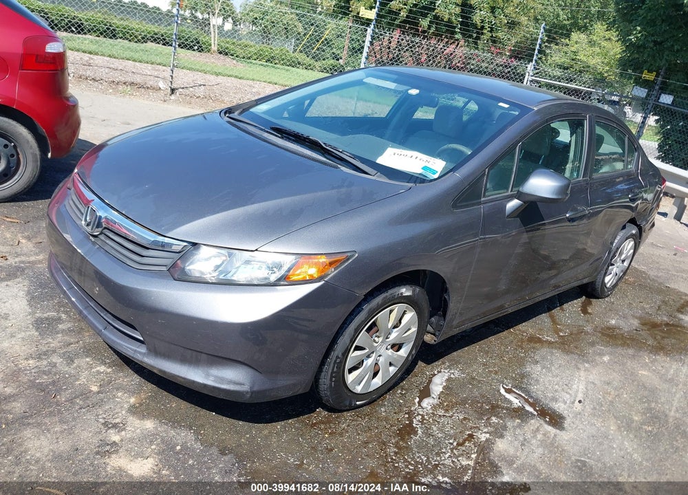 2012 HONDA CIVIC VIN: 19XFB2F54CE079994
