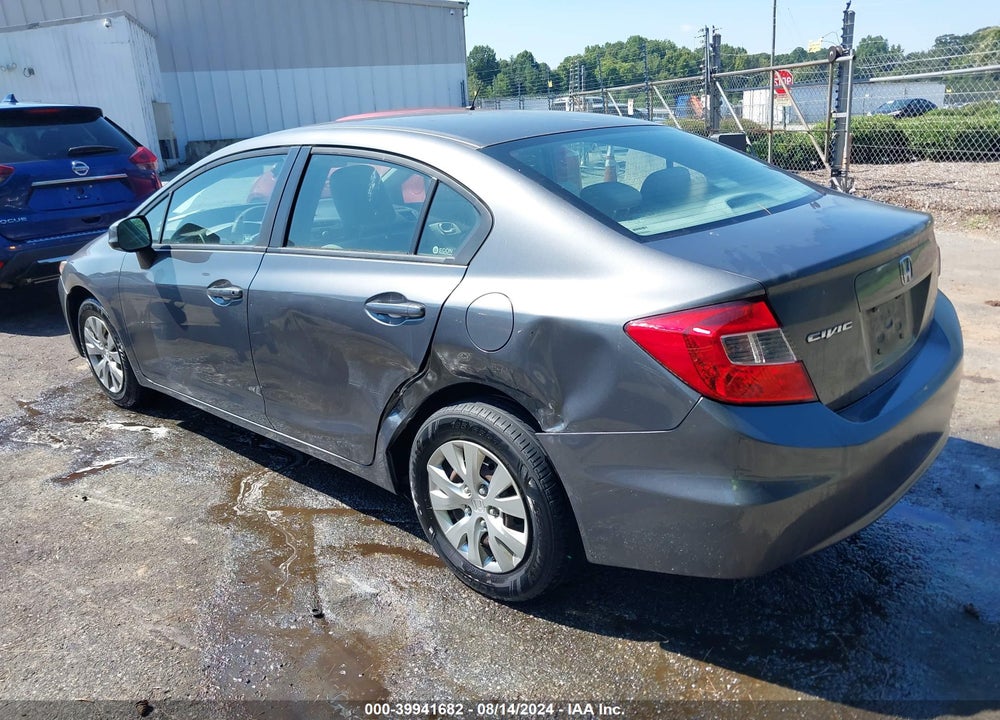 2012 HONDA CIVIC VIN: 19XFB2F54CE079994