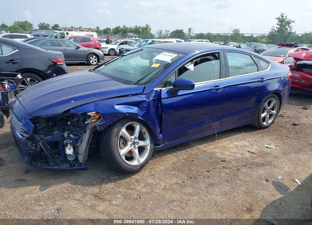 2016 FORD FUSION S VIN: 3FA6P0G7XGR171265