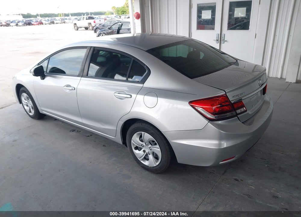 2014 HONDA CIVIC LX VIN: 19XFB2F56EE044411