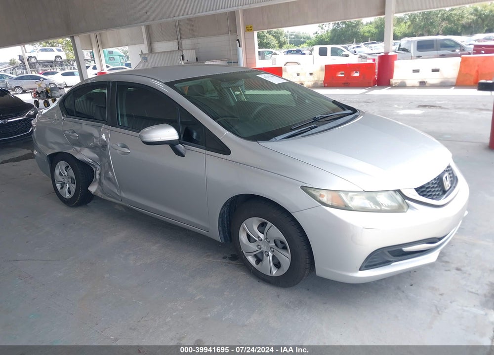 2014 HONDA CIVIC LX VIN: 19XFB2F56EE044411
