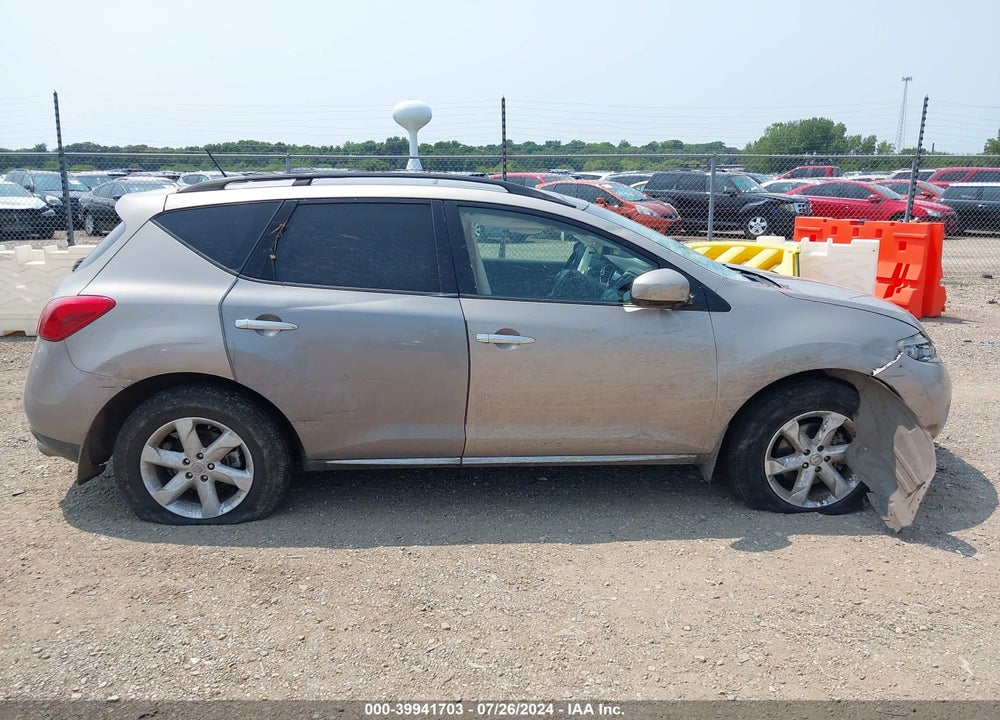 2009 NISSAN MURANO SL VIN: JN8AZ18U89W021667
