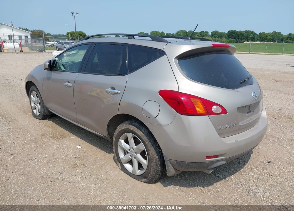 2009 NISSAN MURANO SL VIN: JN8AZ18U89W021667