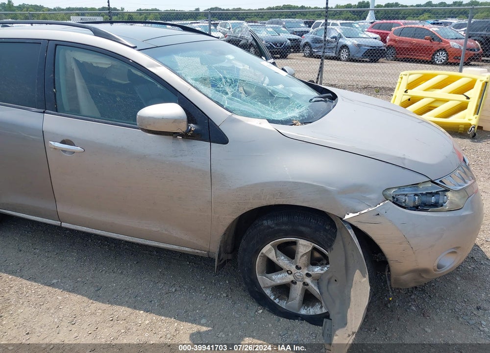 2009 NISSAN MURANO SL VIN: JN8AZ18U89W021667